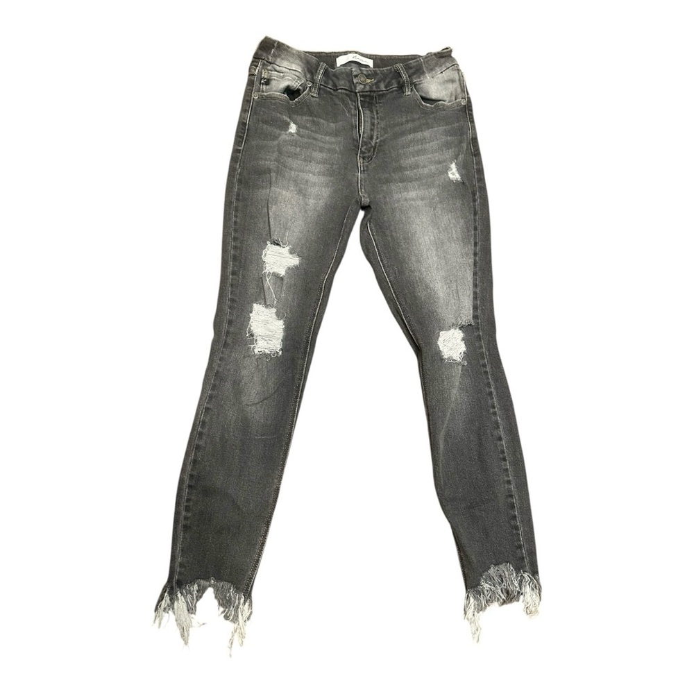 KanCan Distressed Black Skinny Jeans